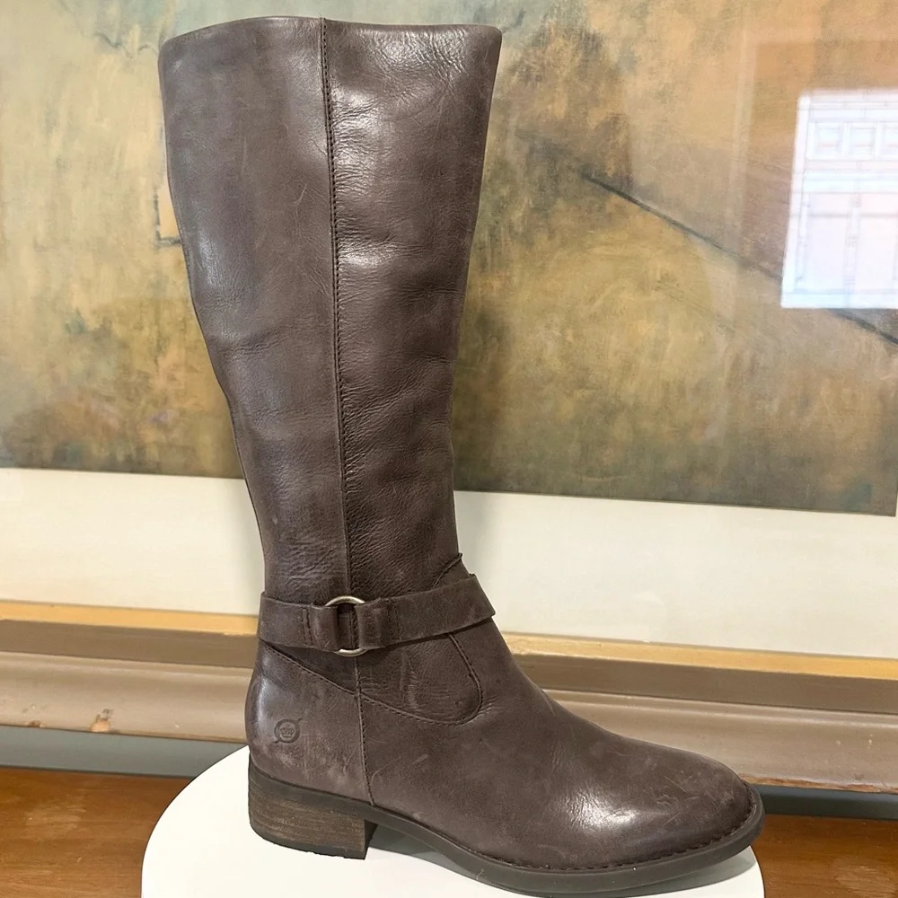 🌸BORN🌸 Saddler Tall Riding Boot Brown Size: 5.5